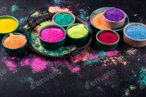 Preview: Gulal colors for Indian Holi festival