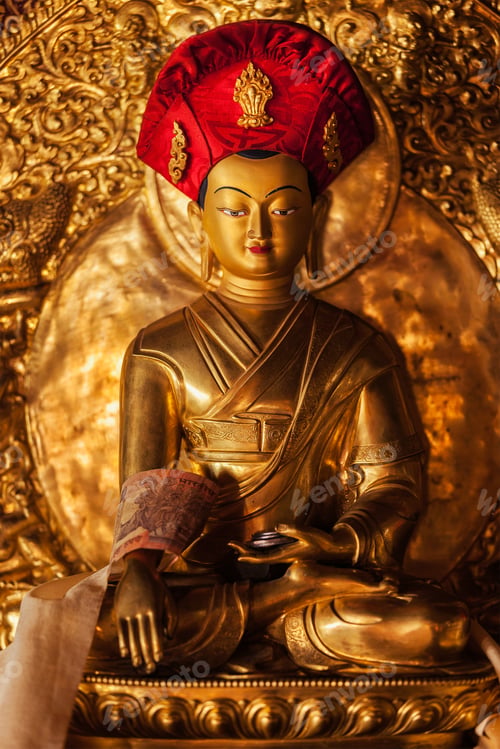 Preview: Buddha statue in Lamayuru monastery, Ladakh, India