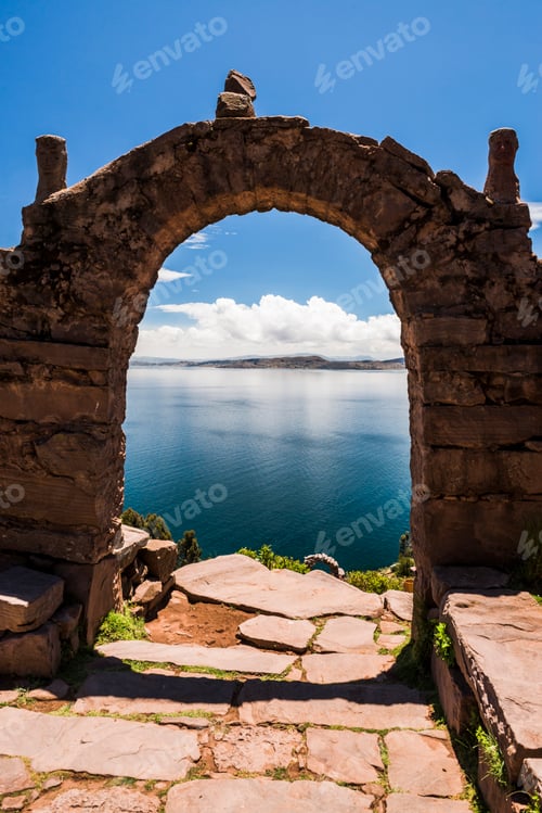 Preview: Inca Ruins, Taquile Island, Lake Titicaca, Peru, South America