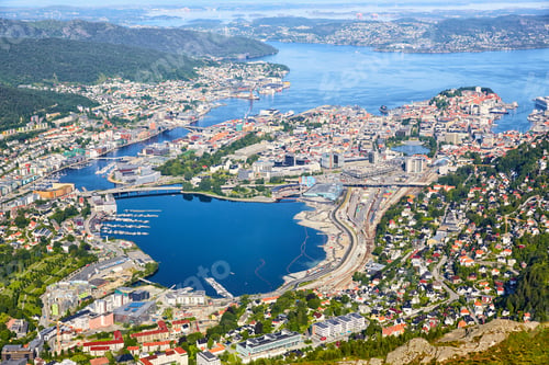Preview: Aerial view of Bergen