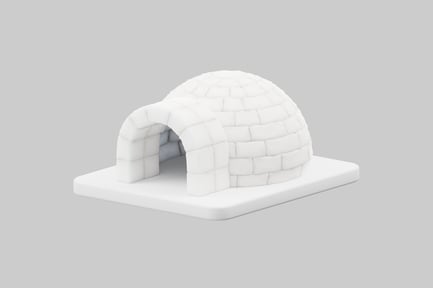 Preview: White dome with arched entrance