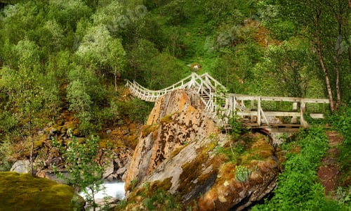 Preview: Suspension bridge in Norway
