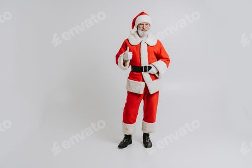 Preview: Santa Claus portrait, Christmas and newyear festive days concepts