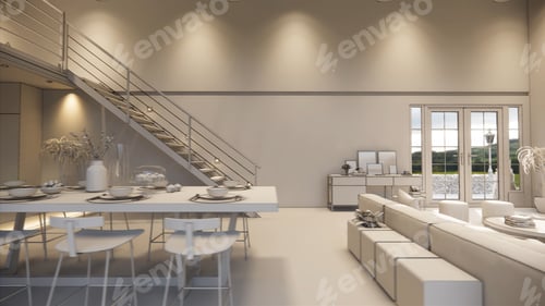 Vorschau: 3D-Hausinterieur