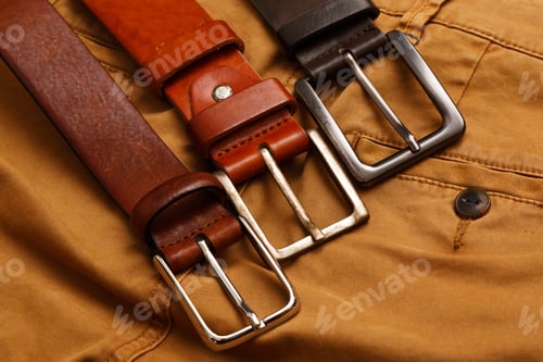 Preview: Leather belts and pants