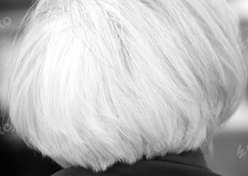 Preview: Closeup shot of white faux fur texture