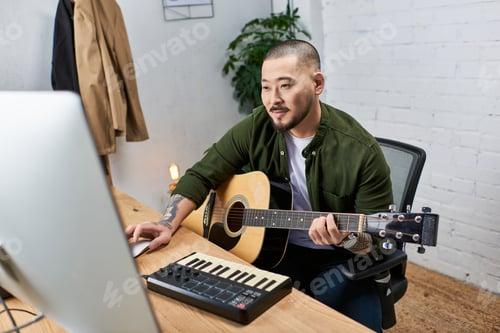 Preview: A Multi-Instrumental Musician Creates Music in His Studio