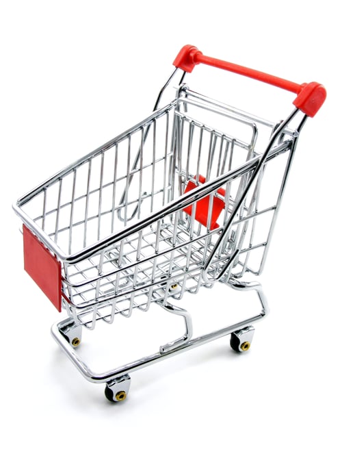 Preview: An Empty Shopping Cart Trolley