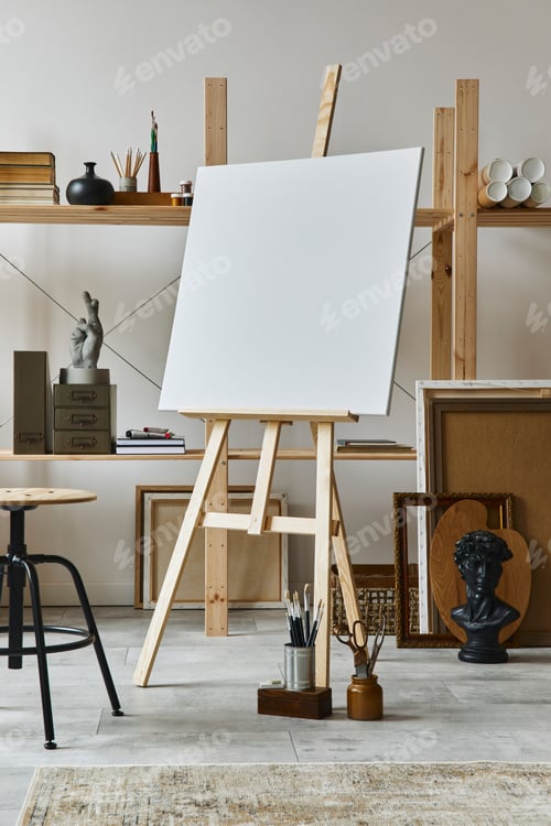 Preview: Unique artist workspace interior