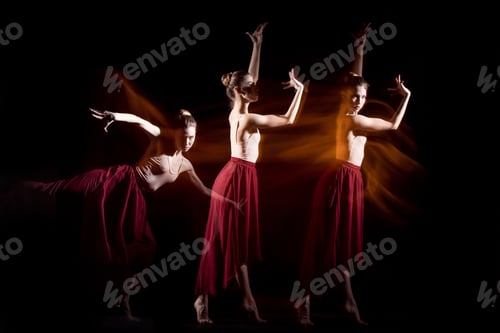 Preview: The sensual and emotional dance of beautiful ballerina
