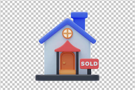 Preview: Home Sold 3D Icon