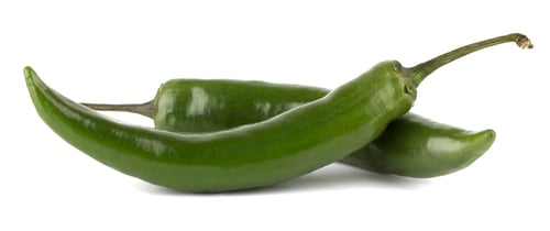 Preview: Hot chili peppers isolated on white background