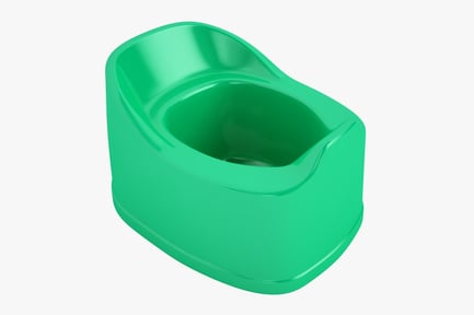 Preview: Green Children's Potty Training Toilet