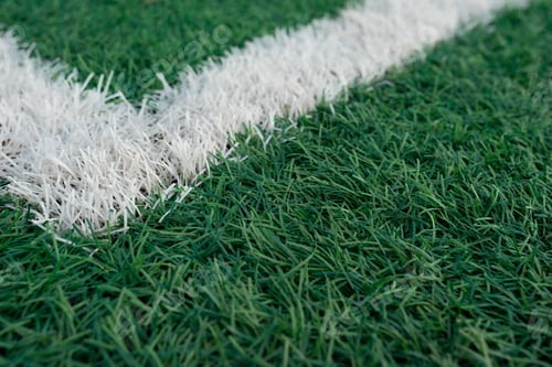 Preview: Football field lawn background with lines
