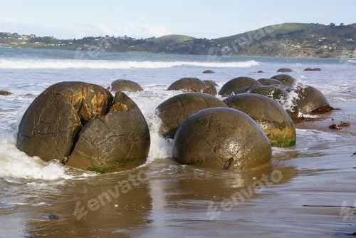 Preview: Landscape of the New Zealand ocean coasts.