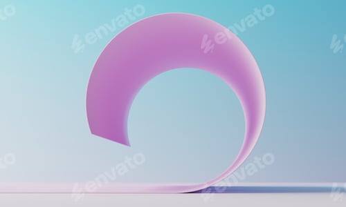 Preview: Minimal background for cosmetic branding and packaging presentation. Stage pastel colors. 3d