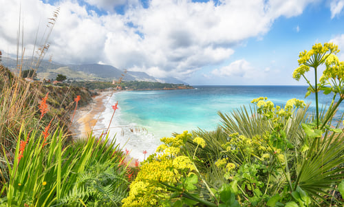 Preview: Spectacular seascape of Guidaloca Beach near Castellammare del Golfo.