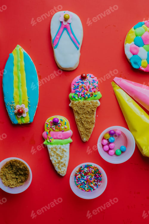 Preview: Colorful sugar cookies
