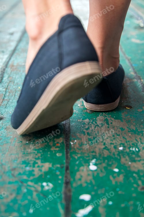 Preview: Pair of shoes outdoors