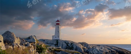 Preview: Peggy's Point Lighthouse in the daytime