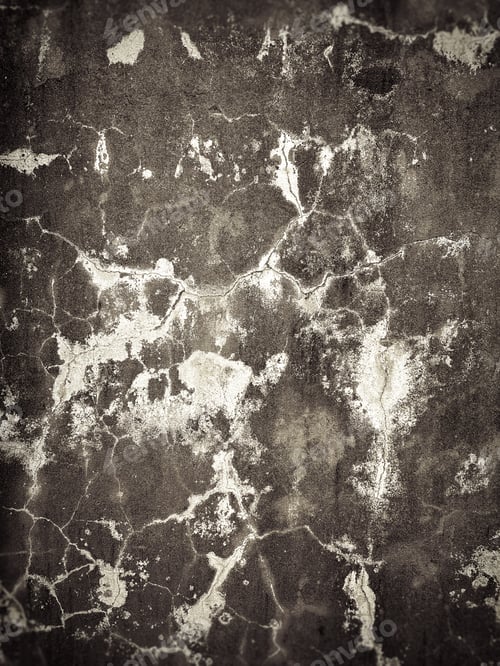 Preview: Grey cracked concrete wall texture