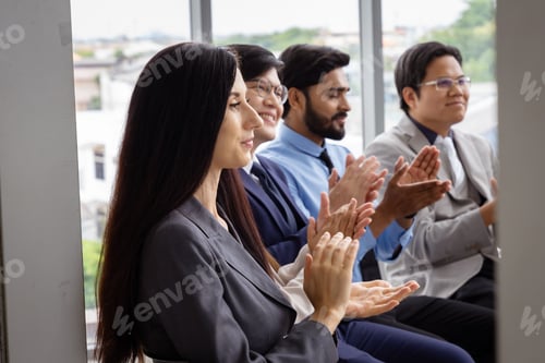 Preview: Group of multiethnic businessmen
