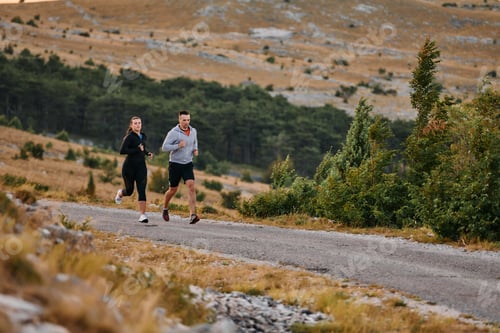 Preview: A Couple's Energizing Morning Run in the Mountains