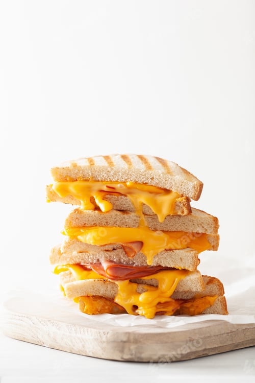 Preview: grilled ham and cheese sandwich