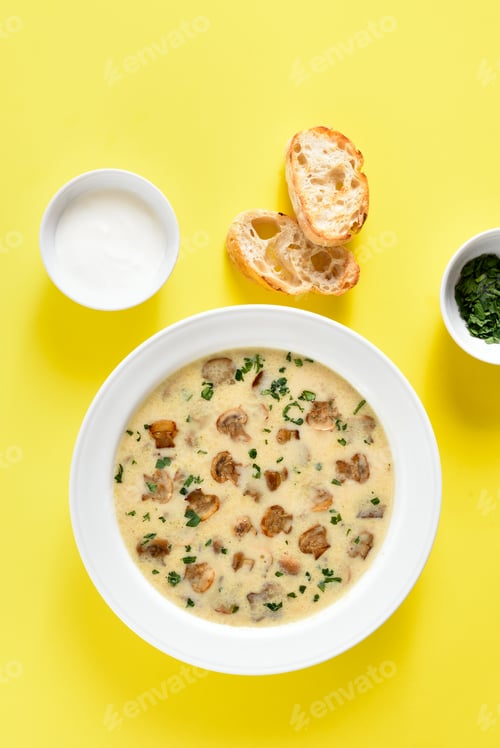 Preview: Creamy mushroom soup