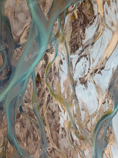 Preview: Glacial river pattern