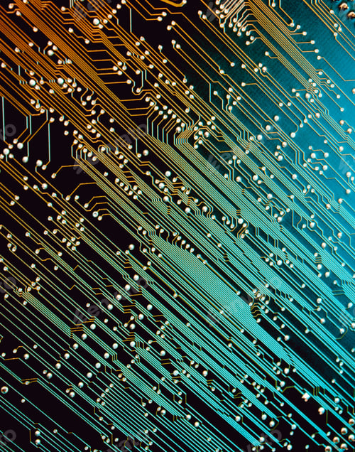 Preview: Close up of a Printed Circuit Board