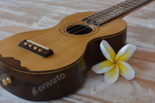 Preview: Machete, a traditional stringed instrument from Madeira, slightly smaller than a soprano ukulele.