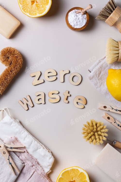 Preview: Zero waste set of plastic free kitchen cleaning utensils