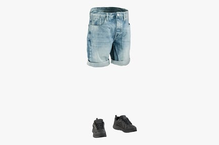 Preview: Men's Denim Shorts & Sport Sneakers