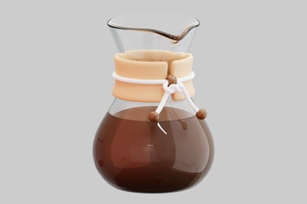 Preview: Stylized 3D Pour Over Coffee Chemex