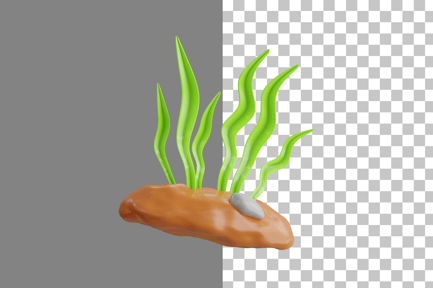 Preview: Seaweed 3D Icon