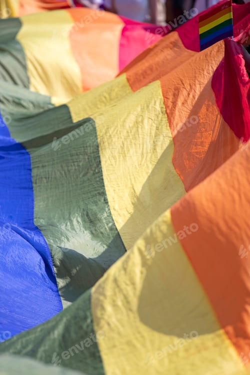 Preview: LGBT flag as a symbol of social movements