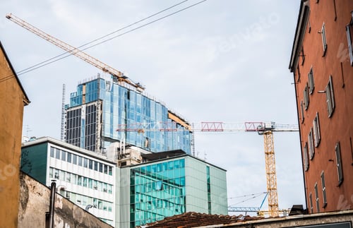 Preview: Cranes and Skyscrapers building the new city