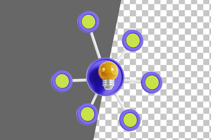Preview: Mind Mapping 3D Icon