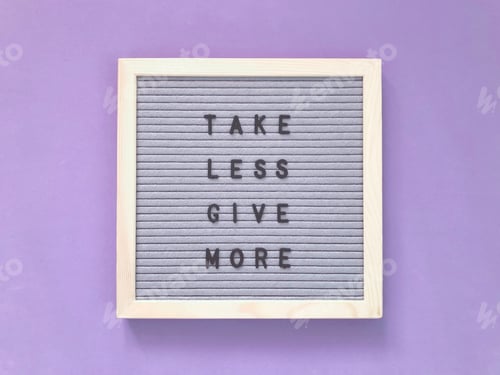 Preview: Take less