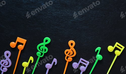 Visualização: A música colorida não está no chão de couro