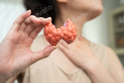 Preview: Hyperthyroidism, Overactive Thyroid, Thyroid Lymphoma, Asian woman with thyroid