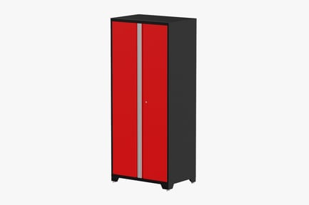 Preview: Red and Black Industrial Storage Cabinet