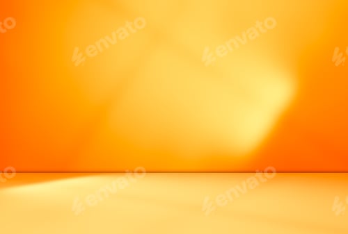 Preview: Summer background autumn yellow studio room