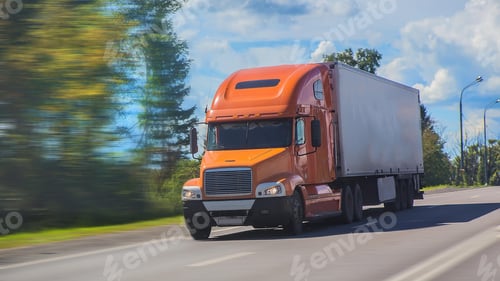 Preview: Van mockup isolated concept, Truck mock up