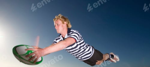 Preview: Rugby Player scoring a try