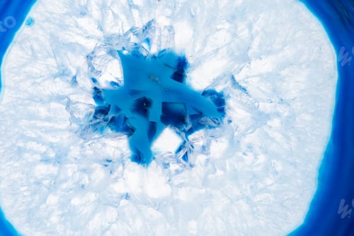 Preview: Blue agate cut cross section