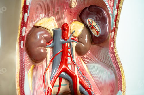 Preview: Human kidney model anatomy for medical training course, teaching medicine education.
