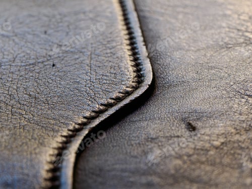 Preview: Stitching of a leather bag