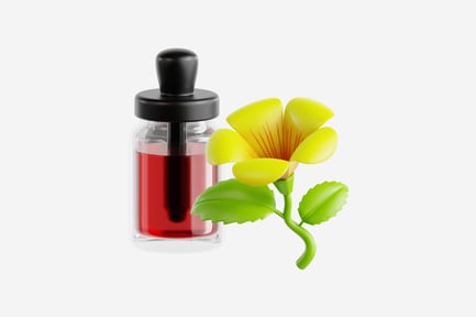 Preview: 3D Yellow Elder Flower with Essential Oil